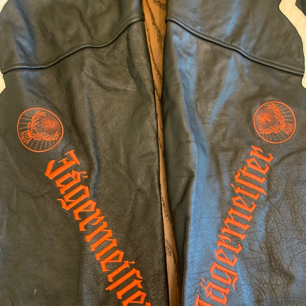 Jagermeister Black Leather Pants - Picture 4 of 16